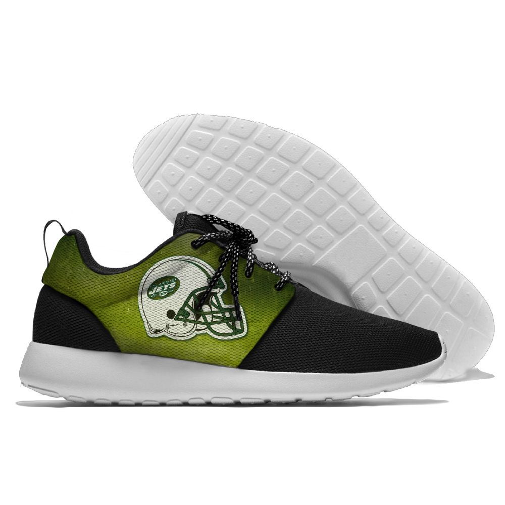 Men's NFL New York Jets Roshe Style Lightweight Running Shoes 002